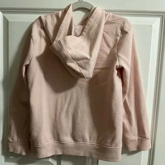 Cat & Jack Light Pink Hoodie with Gold Heart - Picture 2 of 3